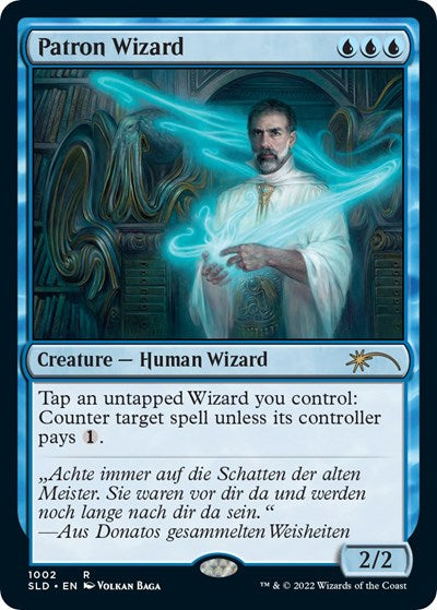 Patron Wizard (Secret Lair) Light Play Foil