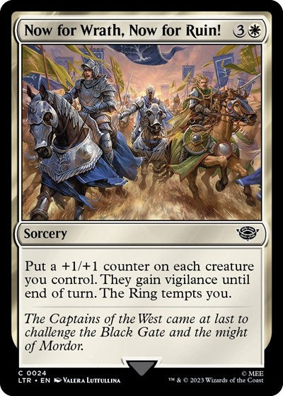 Now for Wrath, Now for Ruin! (Universes Beyond: The Lord of the Rings: Tales of Middle-earth) Near Mint