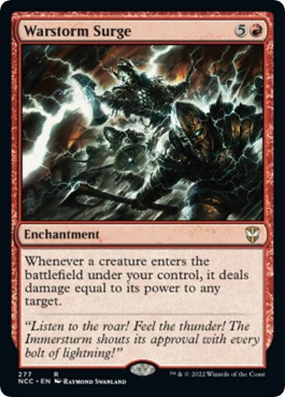 Warstorm Surge (Commander: Streets of New Capenna) Near Mint