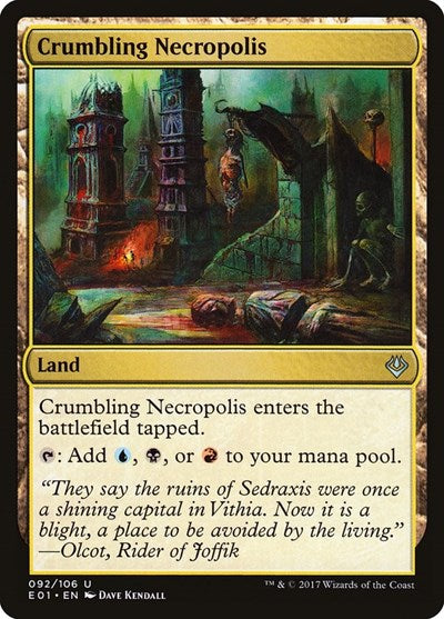 Crumbling Necropolis (Archenemy: Nicol Bolas) Near Mint