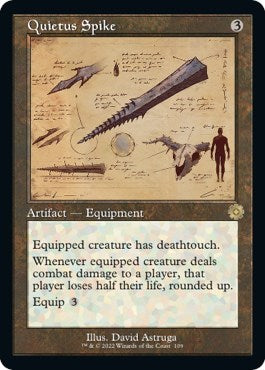 Quietus Spike (Schematic) (The Brothers' War: Retro Frame Artifacts) Light Play Foil