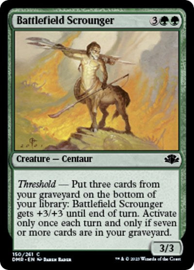 Battlefield Scrounger (Dominaria Remastered) Light Play