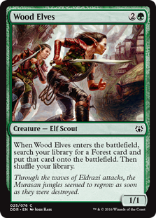Wood Elves (Duel Decks: Nissa vs Ob Nixilis) Heavy Play