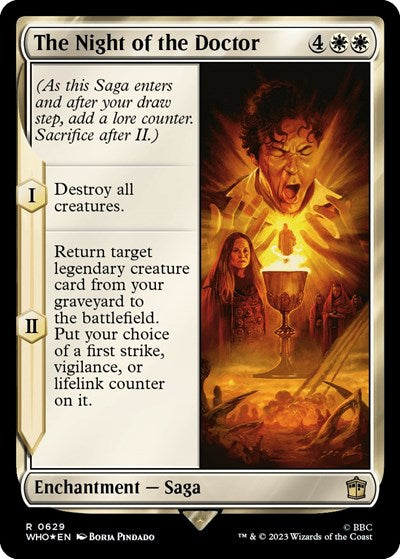 The Night of the Doctor (Surge Foil) (Universes Beyond: Doctor Who) Light Play Foil