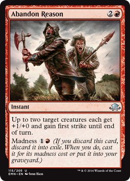 Abandon Reason (Eldritch Moon) Light Play Foil