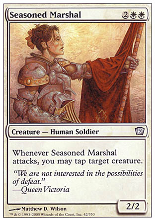Seasoned Marshal (9th Edition) Light Play