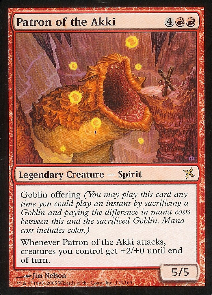 Patron of the Akki (Betrayers of Kamigawa) Medium Play