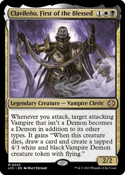Clavileno, First of the Blessed (Commander: The Lost Caverns of Ixalan) Light Play Foil