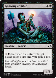 Gnawing Zombie (Modern Masters 2017) Light Play