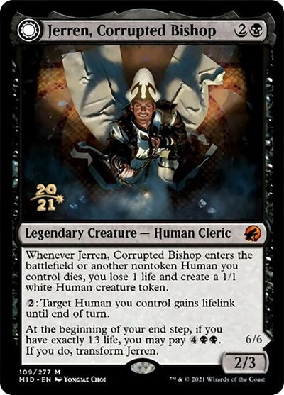 Jerren, Corrupted Bishop (Promos: Prerelease Cards) Near Mint Foil