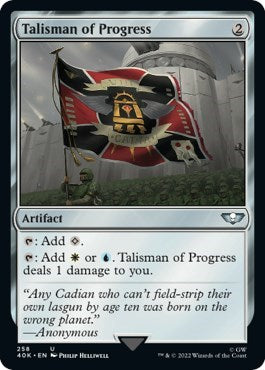 Talisman of Progress (Surge Foil) (Universes Beyond: Warhammer 40K) Near Mint Foil