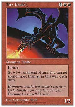 Fire Drake (5th Edition) Medium Play