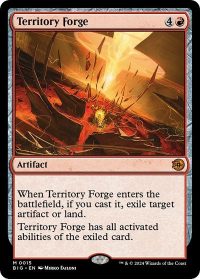 Territory Forge (Outlaws of Thunder Junction: The Big Score) Near Mint