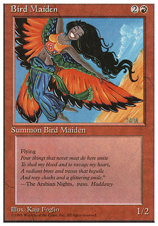 Bird Maiden (4th Edition) Light Play