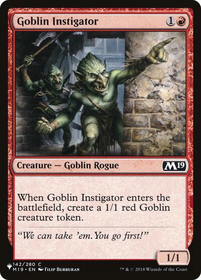 Goblin Instigator (The List) Near Mint