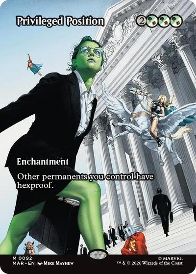 Privileged Position (Borderless) (Marvel Eternal-Legal) Near Mint