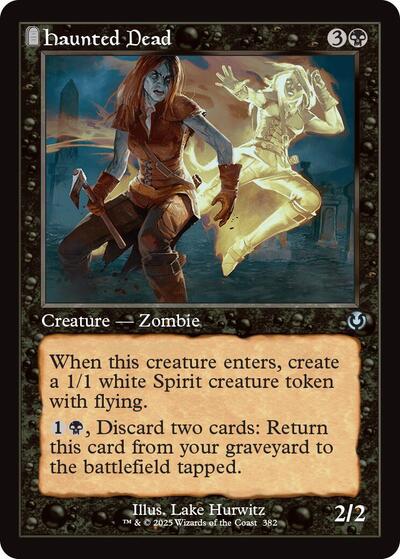 Haunted Dead (Retro Frame) (Innistrad Remastered) Light Play