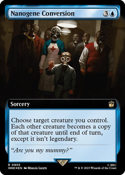 Nanogene Conversion (Extended Art) (Surge Foil) (Universes Beyond: Doctor Who) Light Play Foil