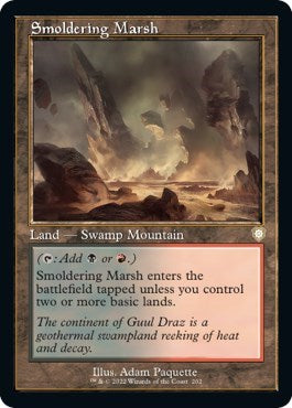 Smoldering Marsh (Commander: The Brothers' War) Near Mint