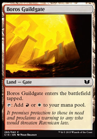 Boros Guildgate (Commander 2015) Medium Play