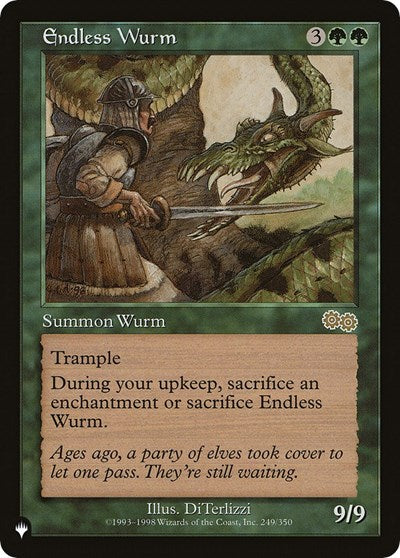 Endless Wurm (The List) Light Play