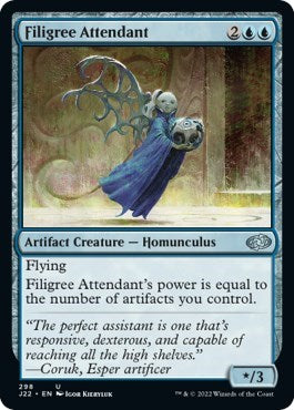 Filigree Attendant (Jumpstart 2022) Light Play
