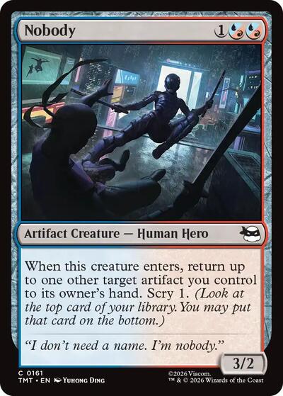 Nobody (Teenage Mutant Ninja Turtles) Medium Play Foil