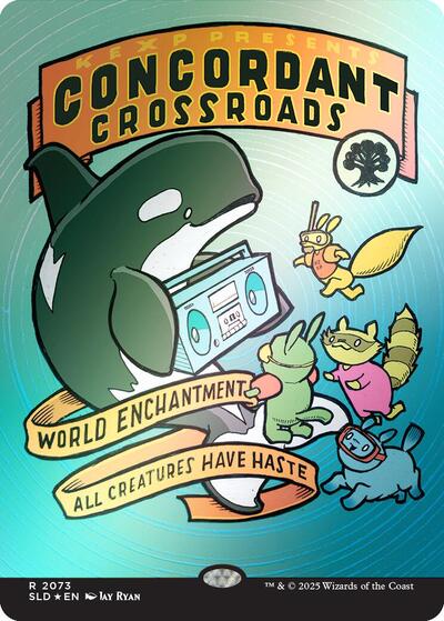 Concordant Crossroads (2073) (Rainbow Foil) (Secret Lair) Near Mint Foil