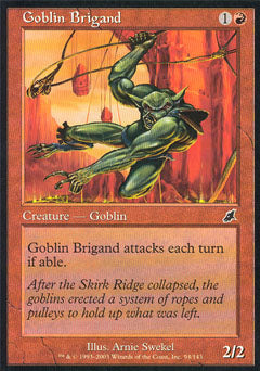Goblin Brigand (Scourge) Medium Play Foil