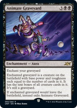 Animate Graveyard (Unfinity) Light Play Foil
