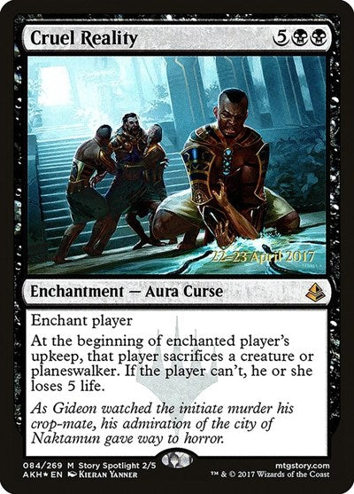 Cruel Reality (Promos: Prerelease Cards) Medium Play Foil