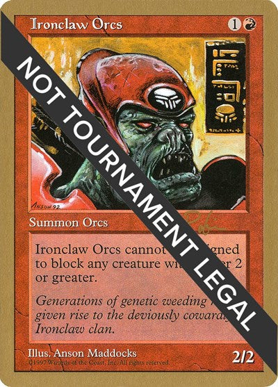 Ironclaw Orcs - 1998 Ben Rubin (5ED) (World Championship Decks) Near Mint