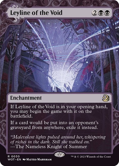 Leyline of the Void (Wilds of Eldraine: Enchanting Tales) Light Play Foil