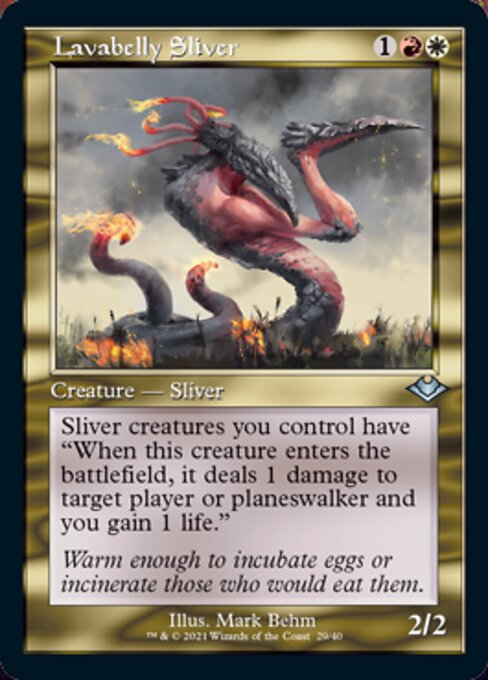 Lavabelly Sliver (Modern Horizons 1 Retro Frames) Light Play Foil