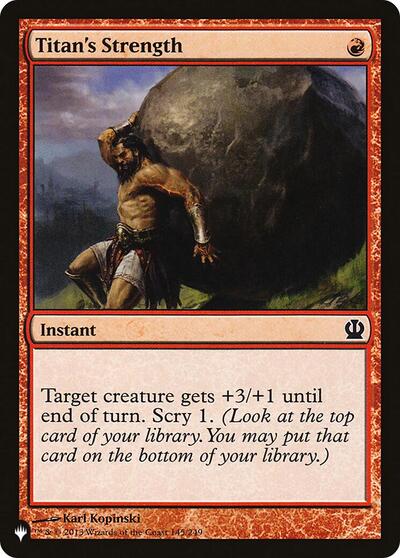 Titan s Strength|0|0|0.00