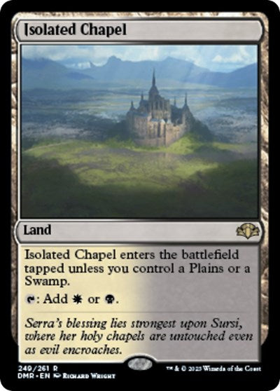 Isolated Chapel (Dominaria Remastered) Light Play