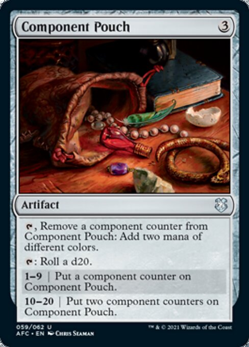 Component Pouch (Commander 2021 Forgotten Realms) Medium Play