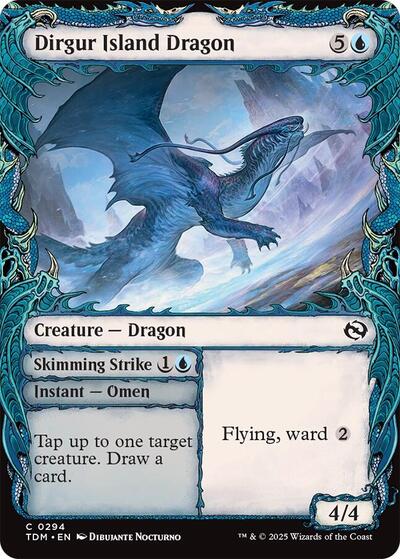 Dirgur Island Dragon (Showcase) (Tarkir: Dragonstorm) Near Mint