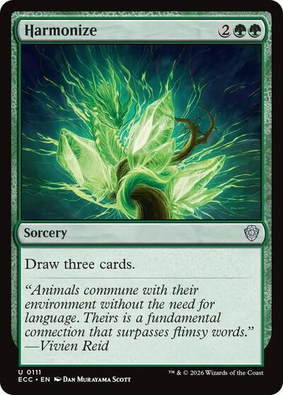 Harmonize (Commander: Lorwyn Eclipsed) Light Play