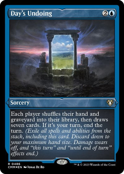Day's Undoing (Foil Etched) (Commander Masters) Light Play Foil