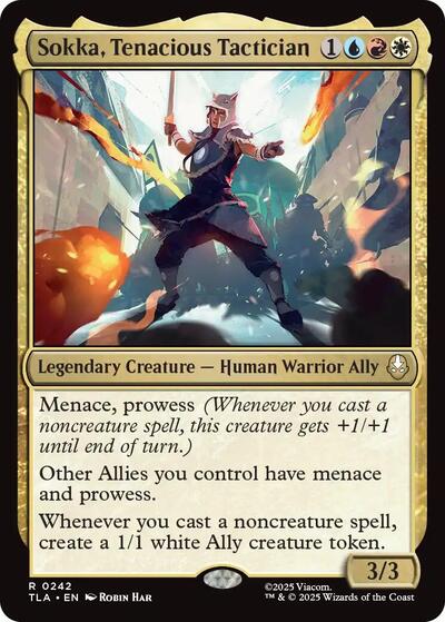 Sokka, Tenacious Tactician (Avatar: The Last Airbender) Near Mint