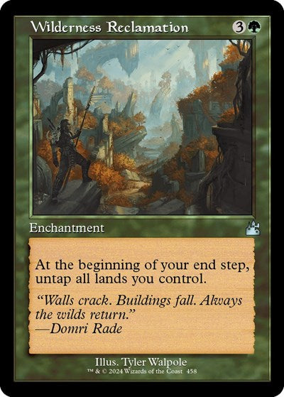 Wilderness Reclamation (Ravnica Remastered) Light Play