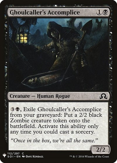 Ghoulcaller's Accomplice (Mystery Booster) Near Mint