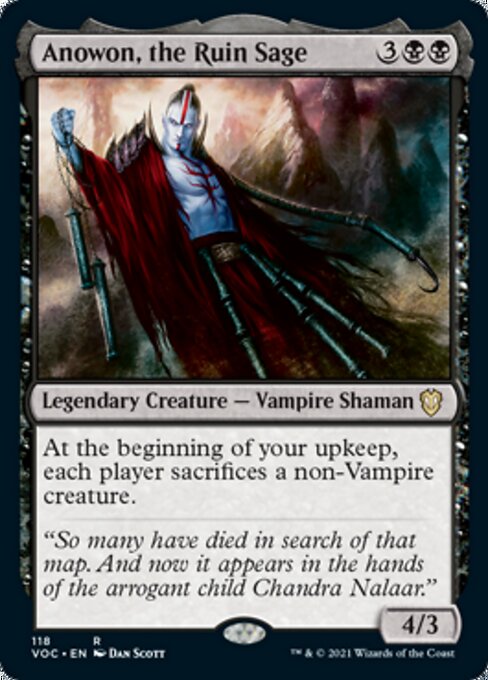 Anowon, the Ruin Sage (Commander 2021 Crimson Vow) Light Play
