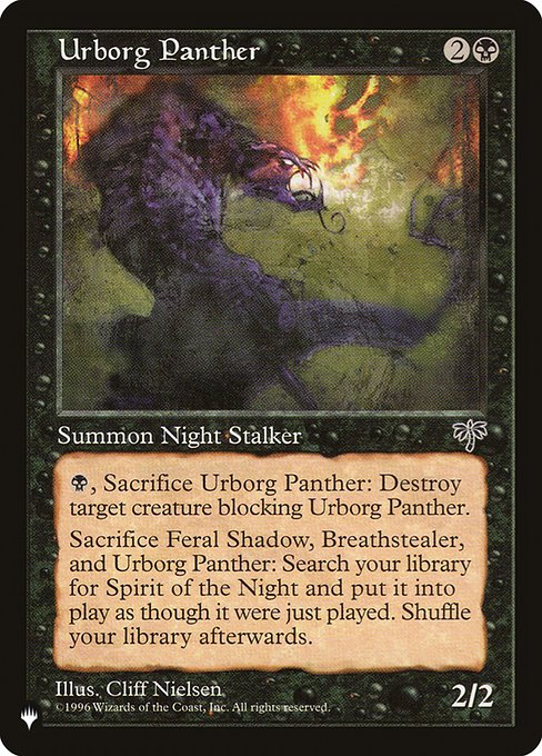 Urborg Panther (The List) Medium Play