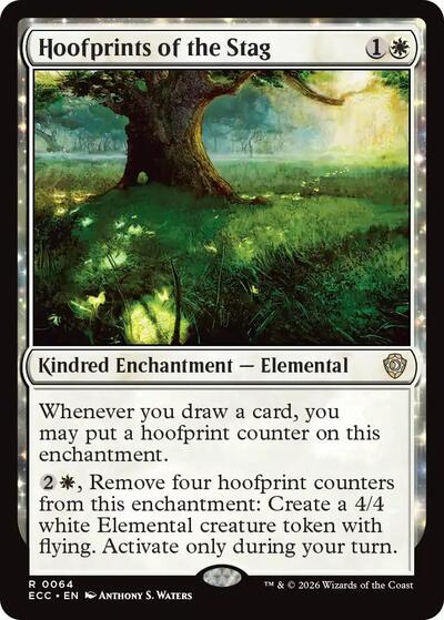 Hoofprints of the Stag (Commander: Lorwyn Eclipsed) Medium Play