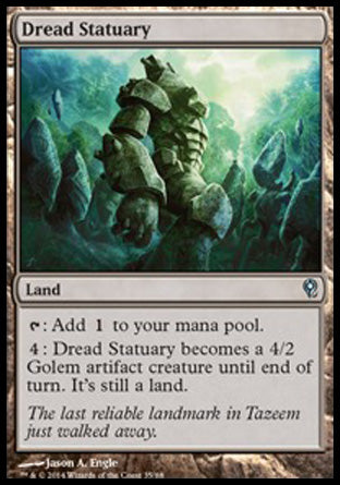 Dread Statuary (Duel Decks: Jace vs Vraska) Medium Play