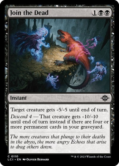 Join the Dead (The Lost Caverns of Ixalan) Light Play Foil