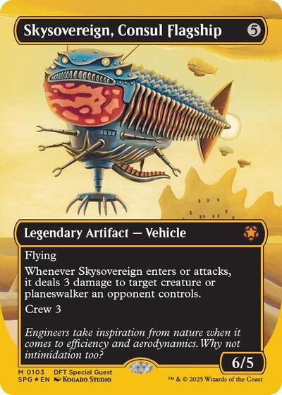 Skysovereign, Consul Flagship (First-Place Foil) (Special Guests) Near Mint Foil