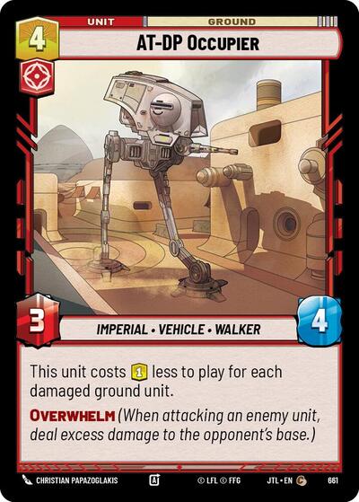 AT-DP Occupier (Foil) (Jump to Lightspeed) Near Mint Foil